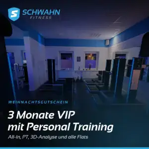 Weihnachtsgutschein 3 Monate VIP mit Personal Training